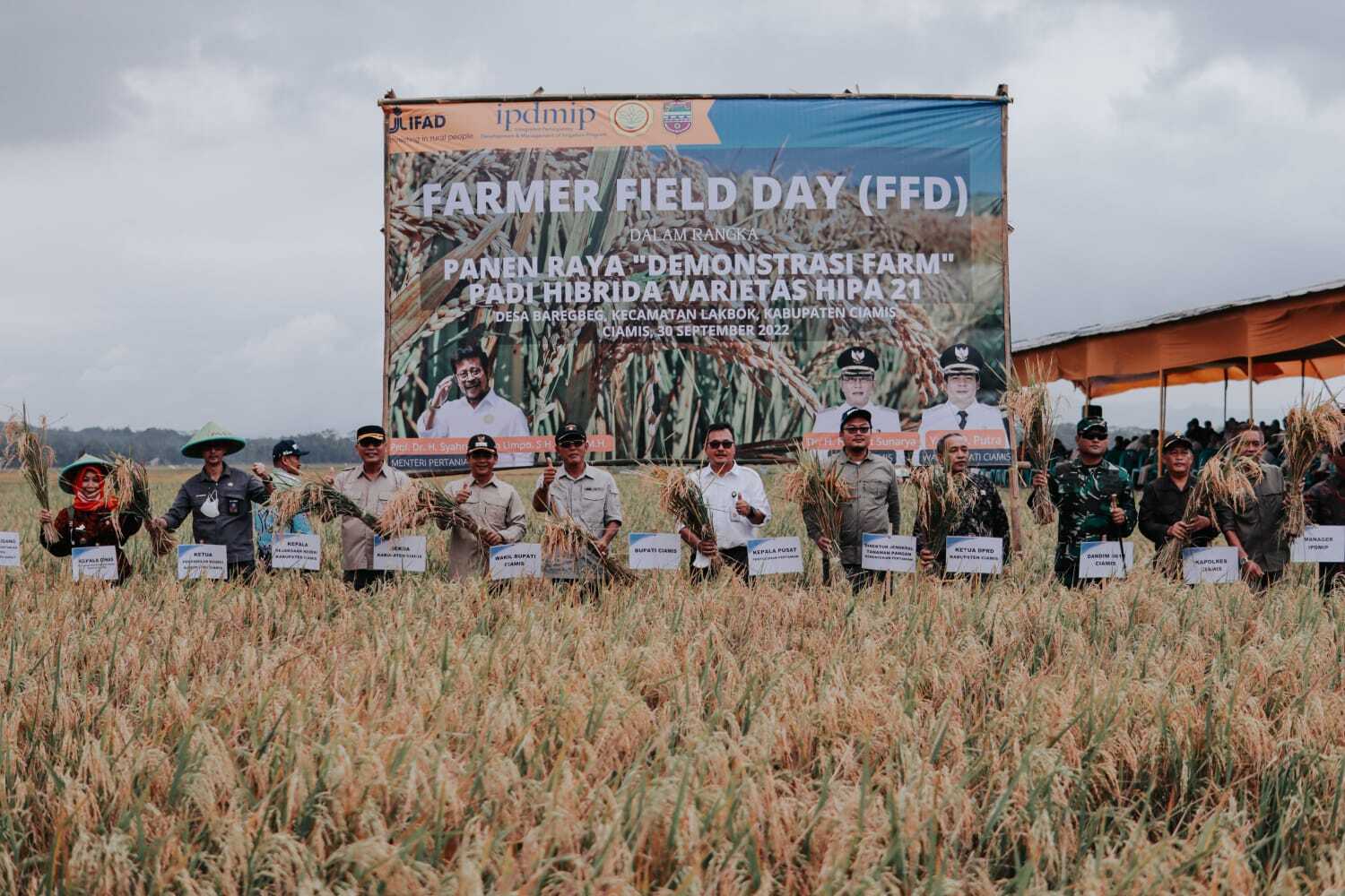 Panen Raya Lakbok Bukti Visi Misi Bupati Ciamis Tercapai