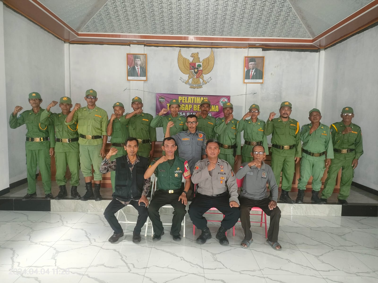 Pelatihan Tanggap Bencana Desa Baregbeg.