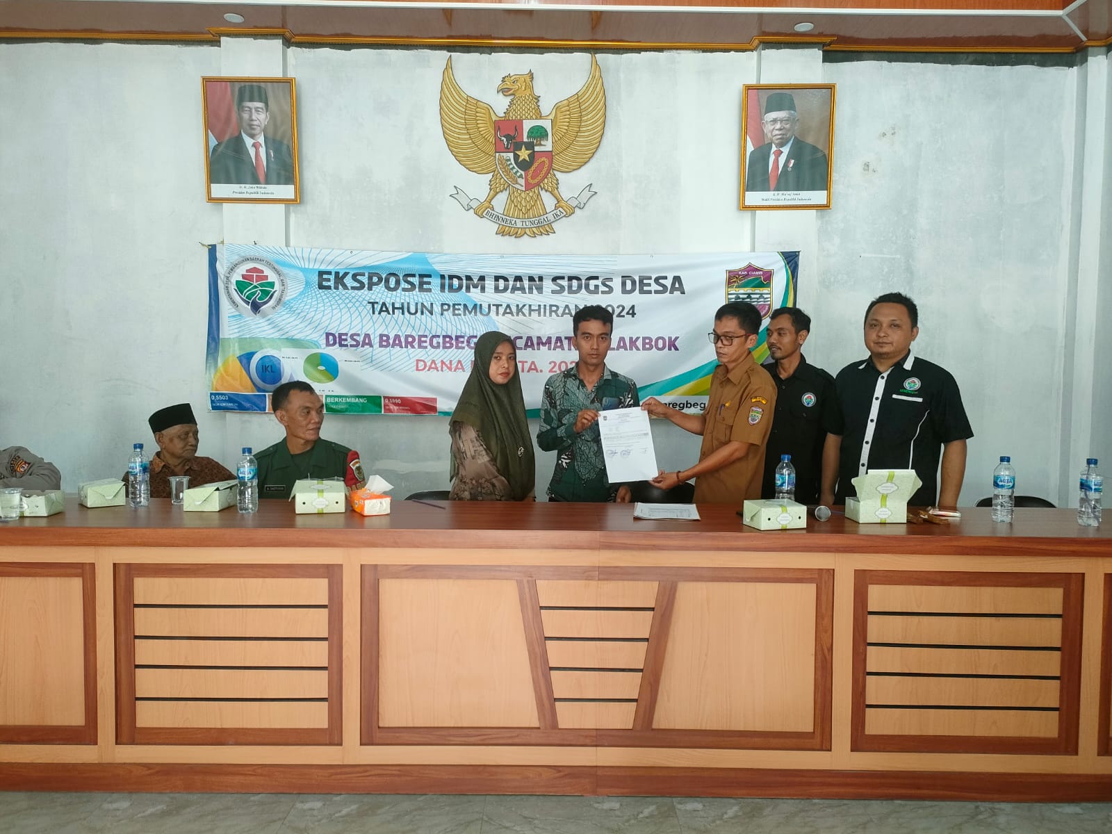 Penetapan Indeks Desa Membangun Desa Baregbeg Tahun 2024